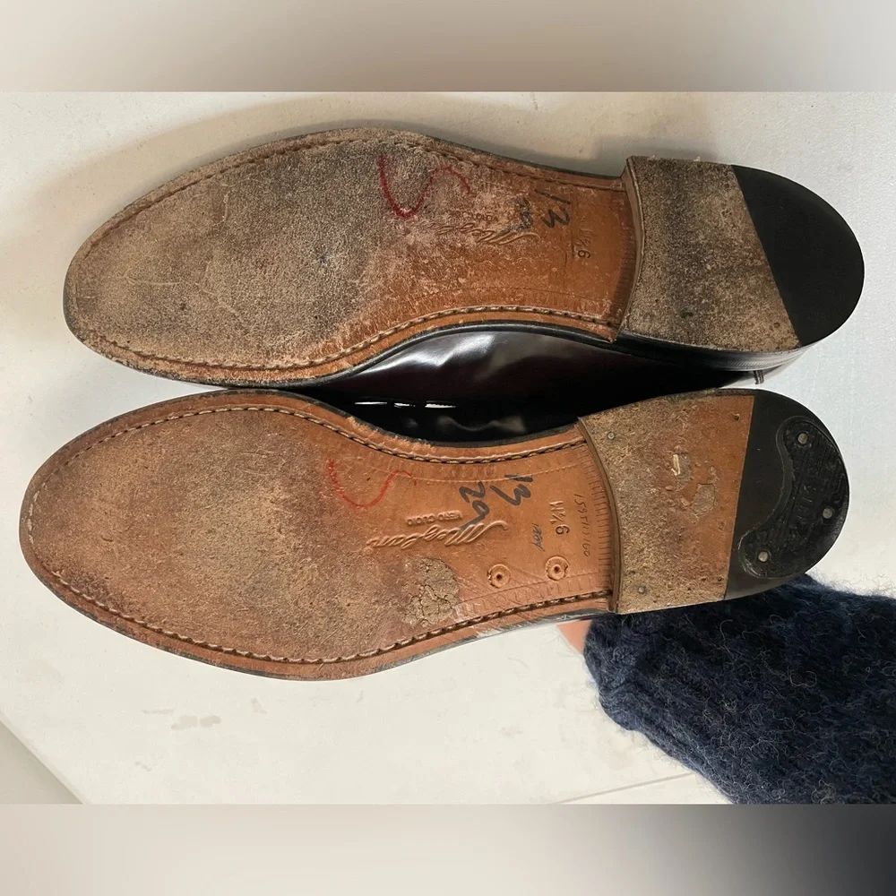 MEZLAN Made in Spain SANTANDER‎  Tasseled Kiltie Loafer in Cordovan 9 1/2 M $325